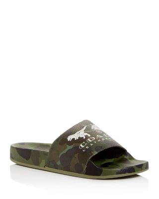 coach men's slide sandals