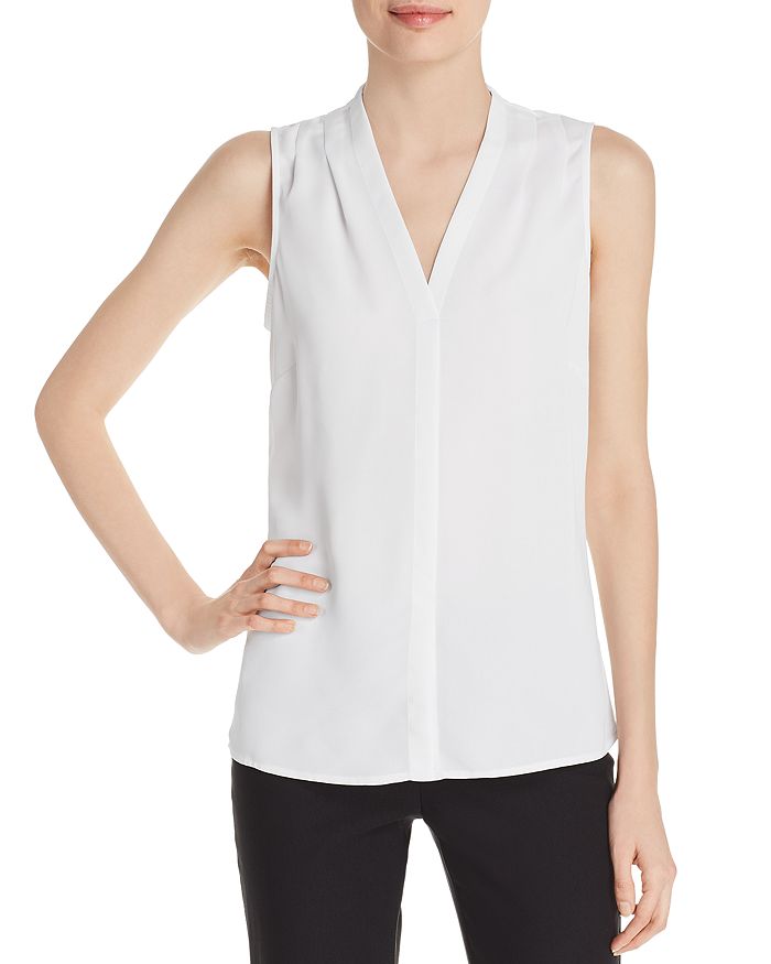 Shop Nic And Zoe Nic+zoe Easy Day-to-night Top In Paper White