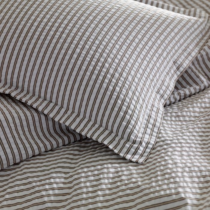 Matouk Matteo Quilted Euro Sham In Bark