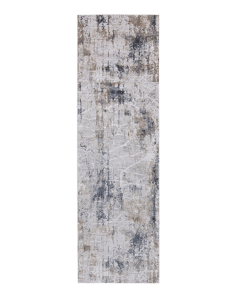 Kenneth Mink Alloy Runner Rug, 2'6 X 8' In Gray