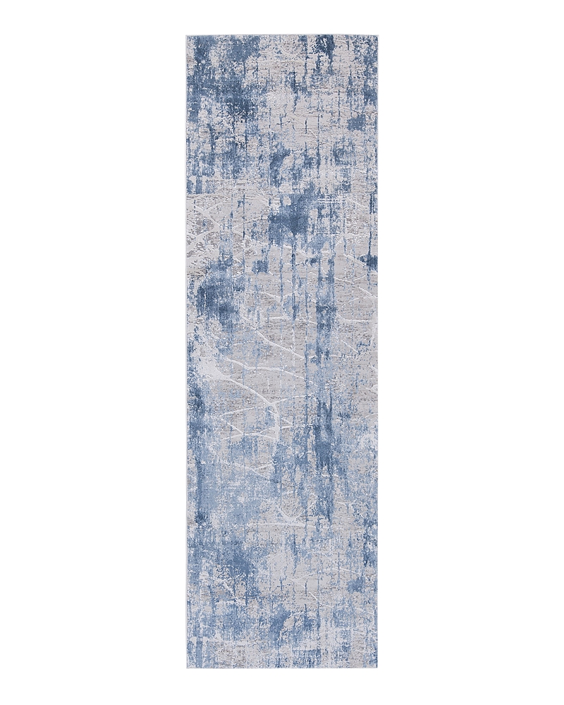 Kenneth Mink Alloy Runner Rug, 2'6 X 8' In Light Blue