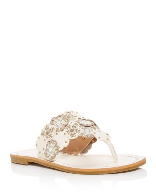 coach flower sandals