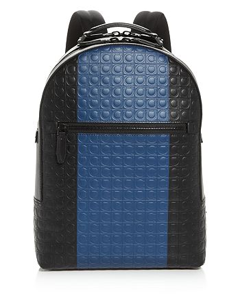 Salvatore Ferragamo Firenze Gamma Stripe Leather Backpack | Bloomingdale's