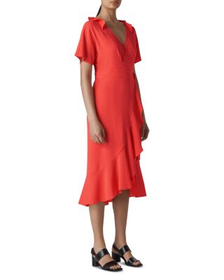 Whistles - Abigail Ruffled Wrap Dress