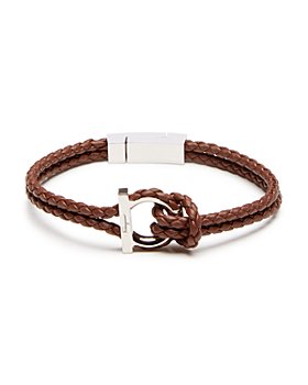 Salvatore Ferragamo - Double Woven Leather Bracelet