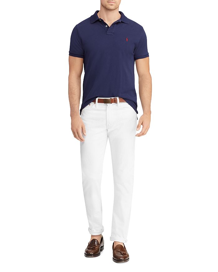 Shop Polo Ralph Lauren Varick Slim Straight Jeans In White
