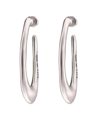  Oval Hoop Earrings