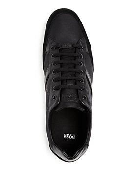 Mens Trainers BOSS by HUGO BOSS Trainers BOSS by HUGO BOSS Lace Classic Logo Low Top Trainers in Black for Men 