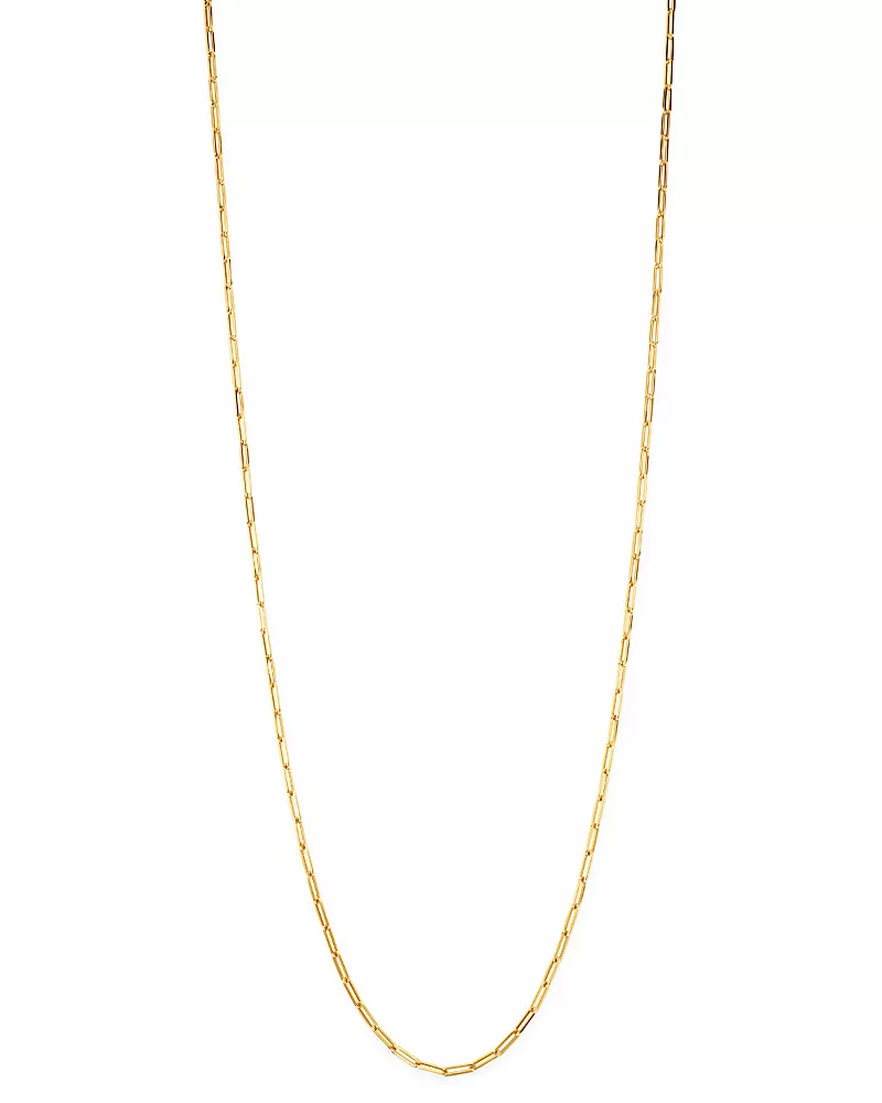 Roberto Coin 18K Yellow Gold Long Link Chain Necklace, 33