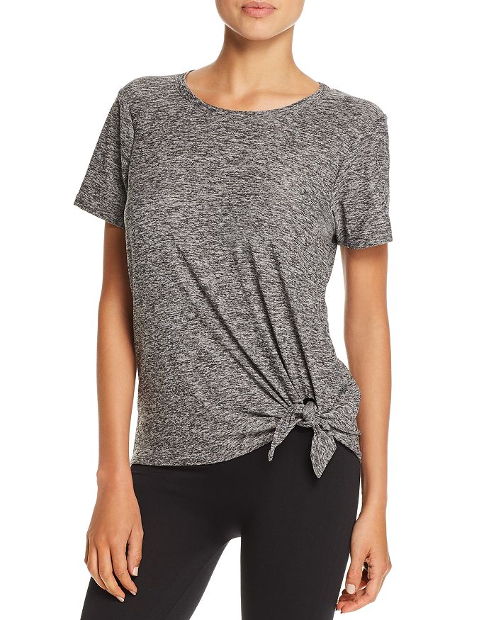 Beyond Yoga All For Ties Space-dye Tee In Black/white