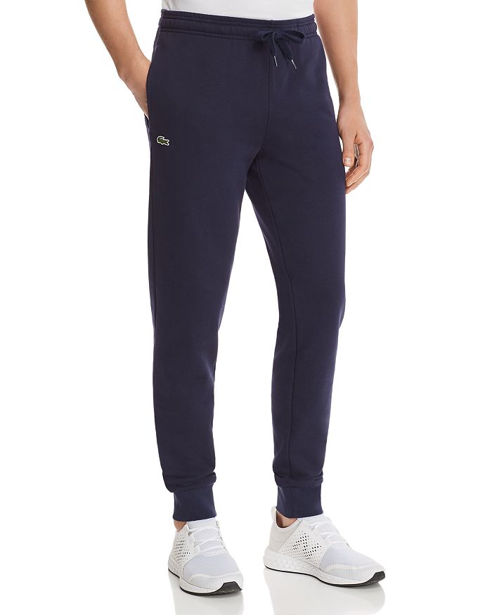 Lacoste French Terry Track Pants In Navy