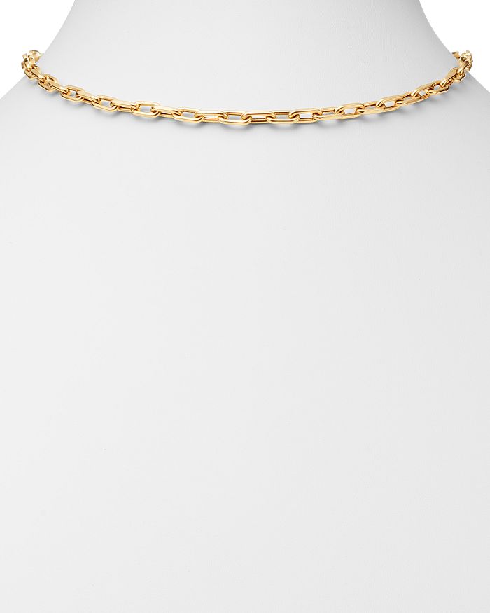 Shop Zoe Lev 14k Yellow Gold Open Link Chain Necklace, 16