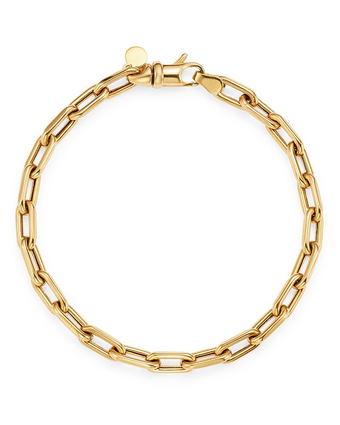 Shop Zoe Lev 14k Yellow Gold Large Open Link Chain Bracelet