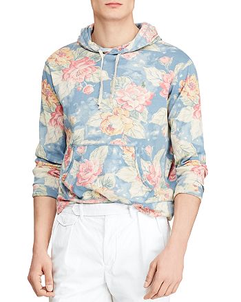 Polo Ralph Lauren Floral Print French Terry Hooded Sweatshirt ...