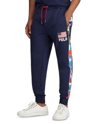 Polo Ralph Lauren - Flag-Striped Fleece Track Pants