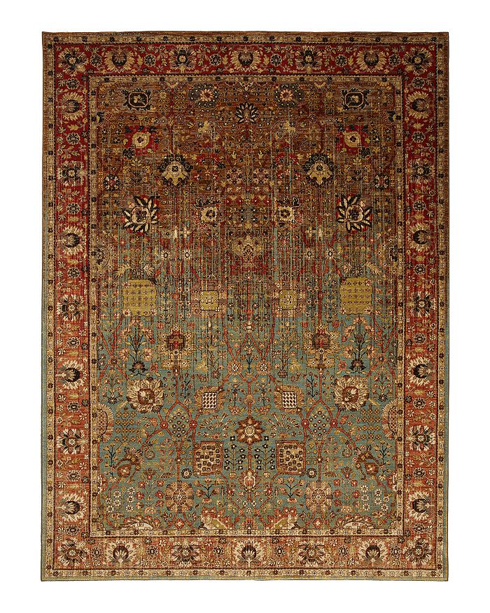 Karastan Spice Market Myanmar Area Rug, 8' X 11' In Aquamarine
