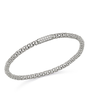 18K White Gold Gioconda Diamond Stretch Bracelet