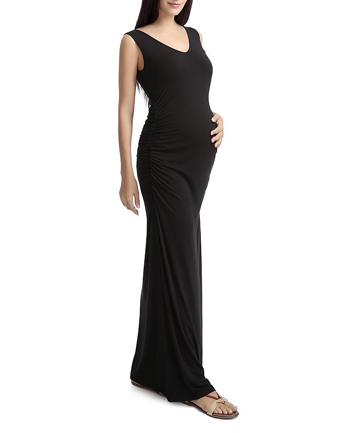 Kimi & Kai Jane Sleeveless Lace-Back Maxi Maternity Dress | Bloomingdale's