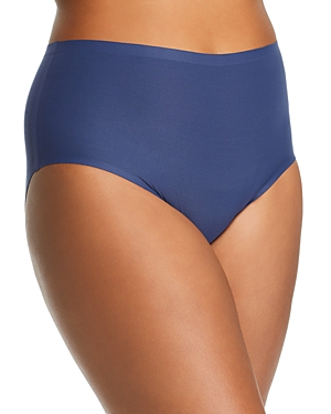 Chantelle Soft Stretch One-size Full Briefs In Midnight Blue