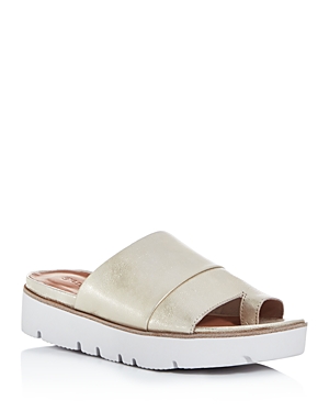Gentle Souls By Kenneth Cole Women's Lavern Slide Sandals In Ice Leather