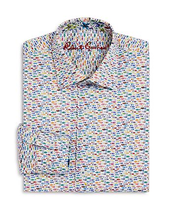 Robert Graham Boys Neat Fish Dress Shirt Big Kid Bloomingdale S