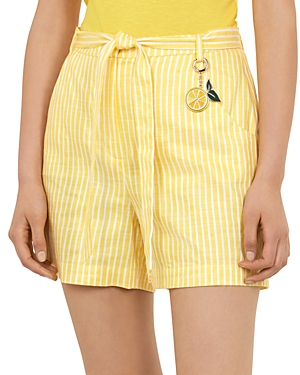 TED BAKER COLOUR BY NUMBERS VIRUA STRIPED SHORTS,WMT-VIRUA-WH9W