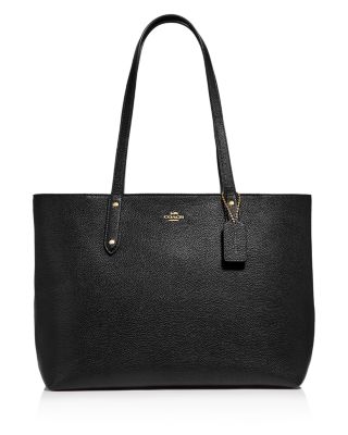 coach leather tote bag