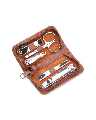 Leather Mini Manicure Grooming Kit