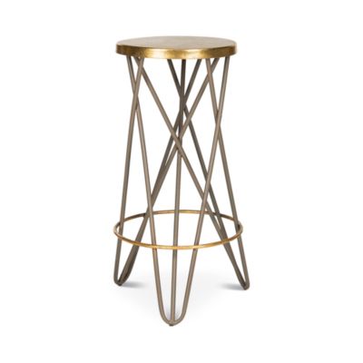 Lorna Gold Leaf Barstool