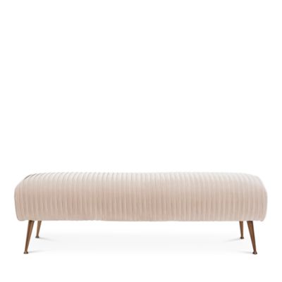 UPC 025195000093 product image for Safavieh Salome Velvet Bench with Antique Brass Legs | upcitemdb.com
