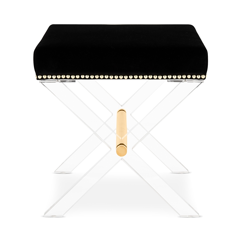 Safavieh Jezbel Acrylic X-bench In Black