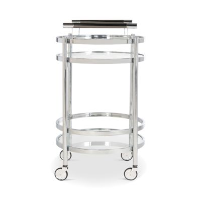 Sienna 2-Tier Round Bar Cart