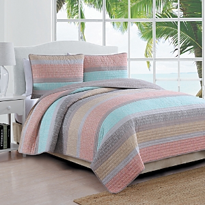 American Home Fashion Delray 3-piece Quilt Set, Full/queen In Multi