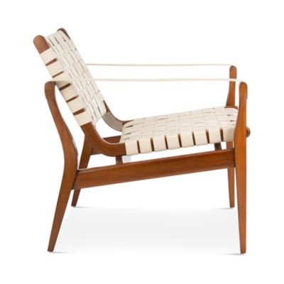 Couture Dilan Leather Safari Chair