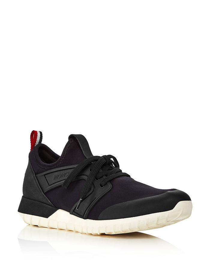 Moncler Black Emilia Sneakers In Black