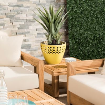 Couture Montford Teak End Table