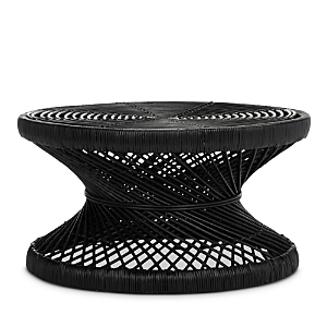 Shop Safavieh Couture Grimson Large Bowed Coffee Table In Black