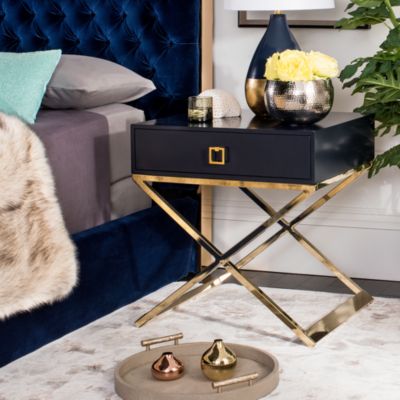 Zarina Modern Cross Leg End Table