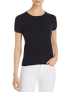 C By Bloomingdale's Cashmere C by Bloomingdale's Short-Sleeve Cashmere Sweater - 100% Exclusive