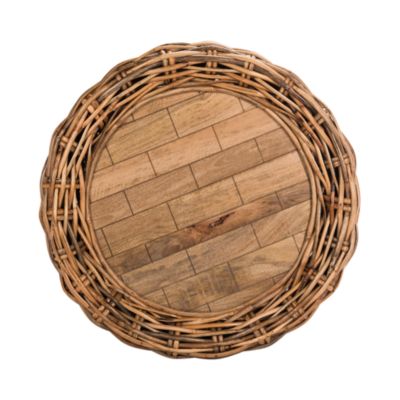 Couture Alley Wood Top Coffee Table 