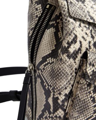 ALLSAINTS Sliver Snake Print Backpack | Bloomingdale display picture 3