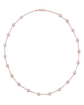 Bloomingdale's - Pink Cultured Freshwater Pearl Choker Necklace in 14K Rose Gold, 18" - 100% Exclusive