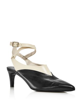 color block pumps