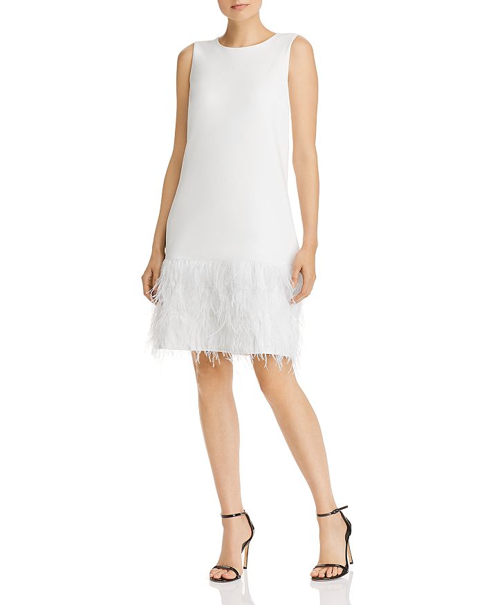 Sam edelman feather hem sales shift dress
