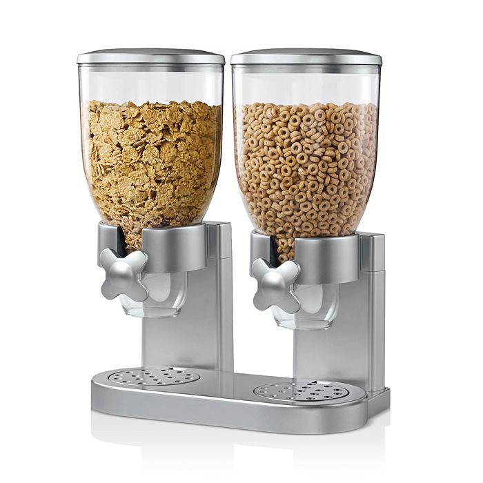 Honey Can Do Double Dry Food and Cereal Dispenser with Portion Control