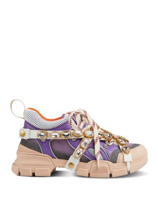 purple gucci shoes
