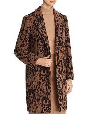 BOSS CETAKATA ANIMAL-PRINT COAT,5041407696400