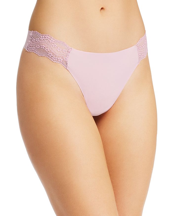 B.tempt'd By Wacoal B.bare Thong In Mauve Mist