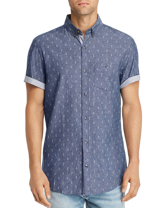Sovereign Code Town Chambray Regular Fit Button-Down Shirt | Bloomingdale's