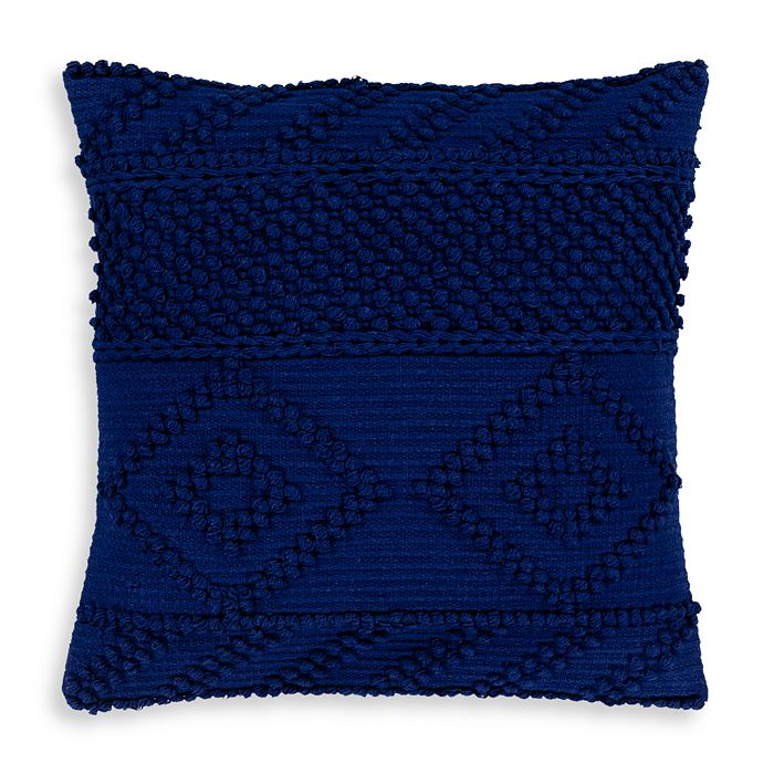 Surya Merdo Navy Textured Throw Pillow, 22 X 22